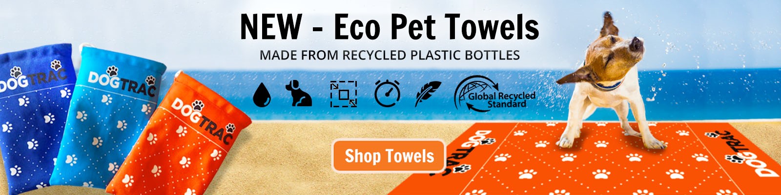 New - Eco Pet Towels